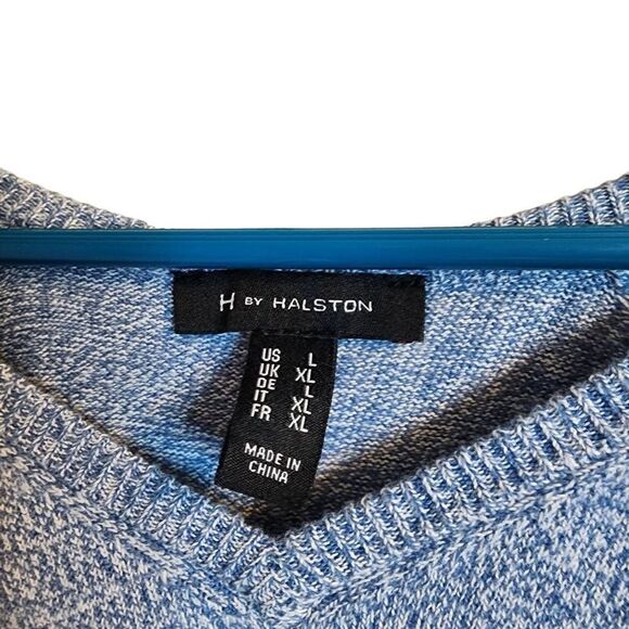 H By Halston Large Marled Unique Batwing Open Concept Sweater - Picture 2 of 8